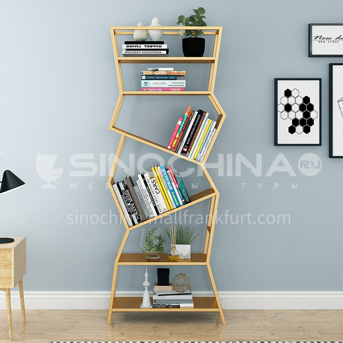Steel Inclined Fashionable Multilayer Rack Bookshelf